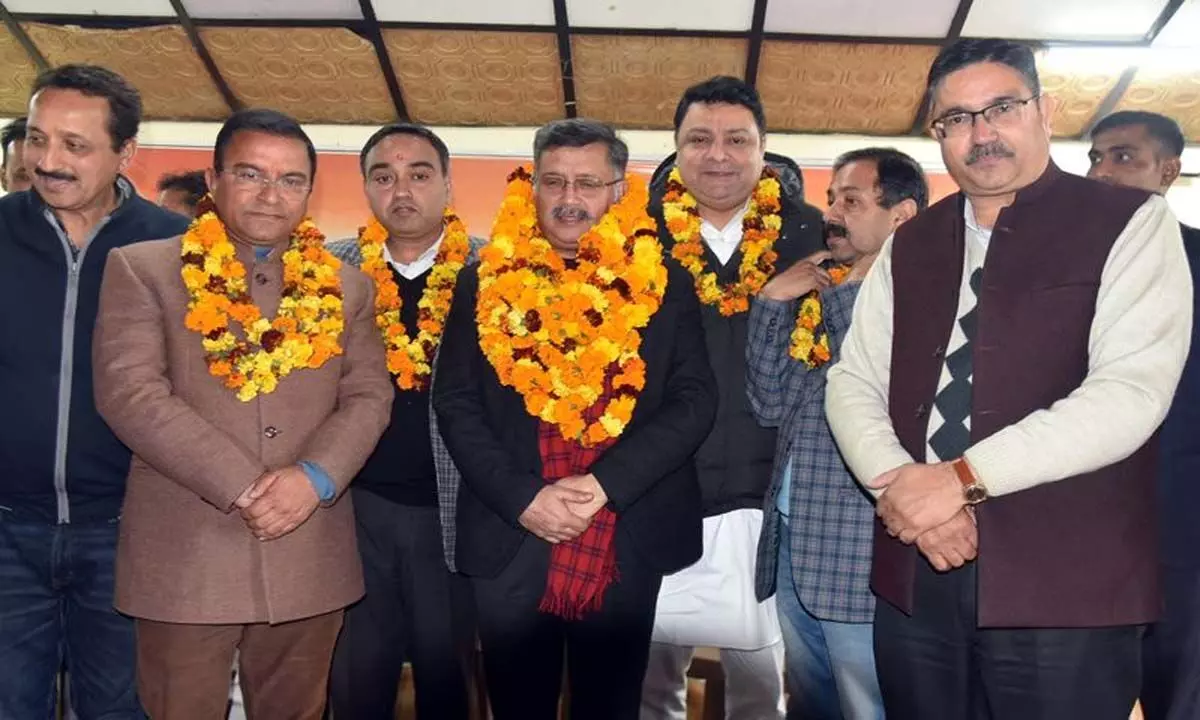 Himachal: सचिन फिर चुने गए कांगड़ा भाजपा अध्यक्ष