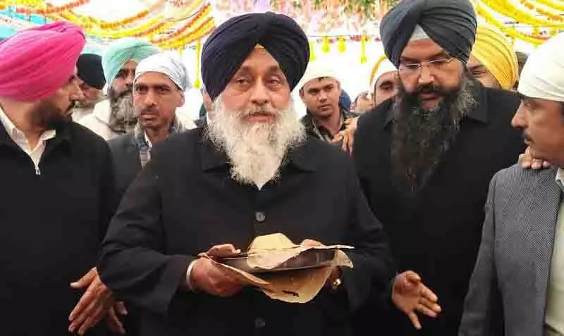 Akali Dal प्रमुख ने कहा, बेअदबी के मामलों में शामिल होने का झूठा आरोप लगाया गया