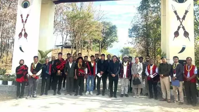 Nagaland : मितेलेफे गांव के स्वागत द्वार का उद्घाटन