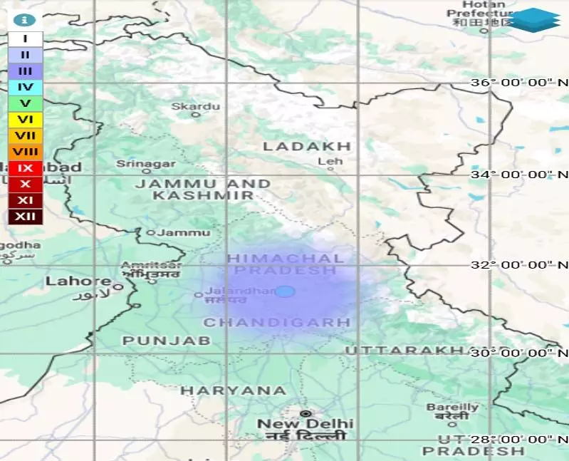 BIG BREAKING: हिमाचल में भूकंप के झटके महसूस किए गए