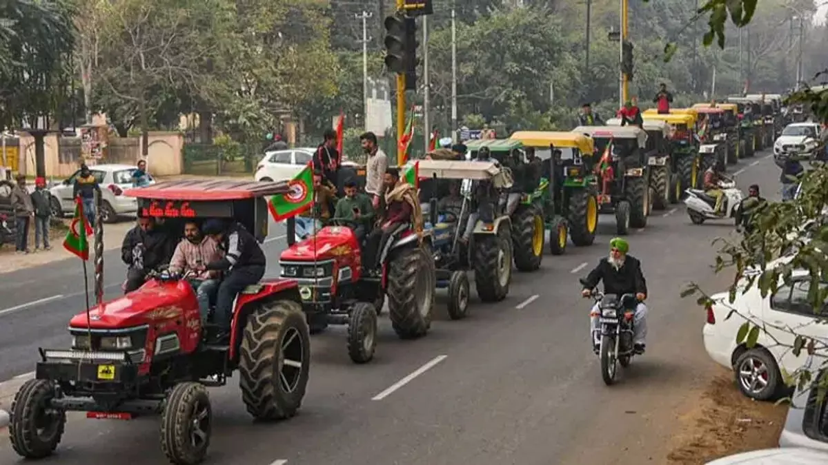 किसानों ने 26 January को ट्रैक्टर मार्च निकालने का किया ऐलान