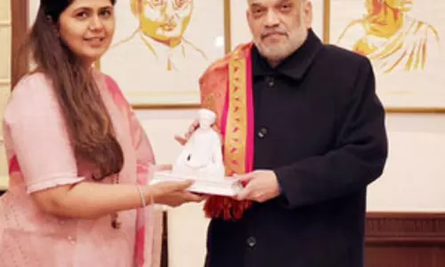 पंकजा मुंडे ने गृह मंत्री अमित शाह समेत अन्य नेताओं से की मुलाकात पंकजा मुंडे ने गृह मंत्री अमित शाह समेत अन्य नेताओं से की मुलाकात