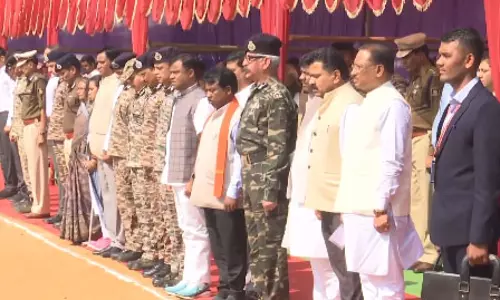 दंतेवाड़ा में CM साय ने शहीद जवानों को दी श्रद्धांजलि