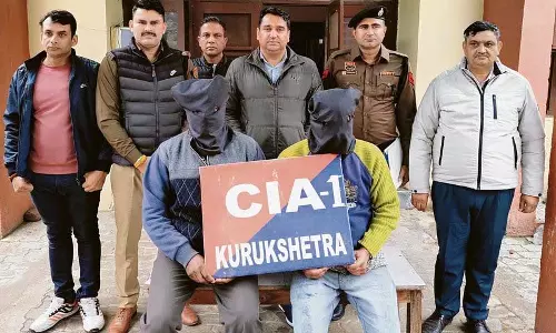 Haryana :  कुरुक्षेत्र पुलिस ने चोरी, लूट के मामले में चार लोगों को किया गिरफ्तार