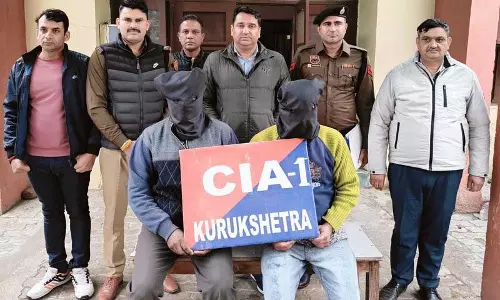 Haryana : सीआईए-1 यूनिट ने अलग-अलग मामलों में चार बदमाशों को किया गिरफ्तार Haryana : सीआईए-1 यूनिट ने अलग-अलग मामलों में चार बदमाशों को किया गिरफ्तार