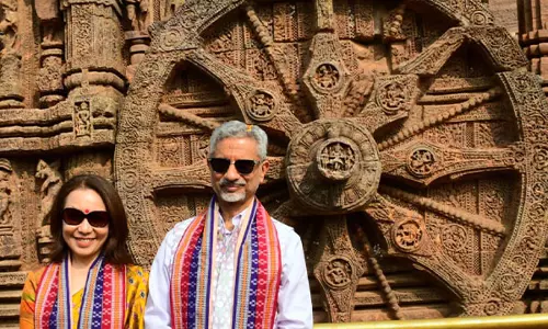 प्रवासी भारतीय दिवस से पहले, Jaishankar ने सूर्य मंदिर का दौरा किया, इसे विरासत का प्रमाण बताया