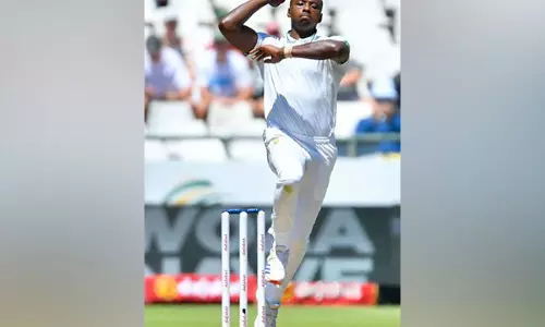 Kagiso Rabada ने पाकिस्तान के खिलाफ दूसरे टेस्ट मैच में अनचाहा अर्धशतक पूरा किया Kagiso Rabada ने पाकिस्तान के खिलाफ दूसरे टेस्ट मैच में अनचाहा अर्धशतक पूरा किया