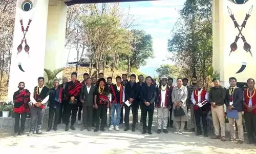 Nagaland : मितेलेफे गांव के स्वागत द्वार का उद्घाटन