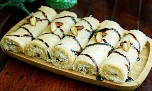 Rabdi Malai Roll घर पर करें Try आसान रेसिपी