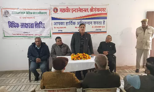 Sri Ganganagar: एडीजे तेनगुरिया ने अपना घर वृद्ध आश्रम का किया निरीक्षण