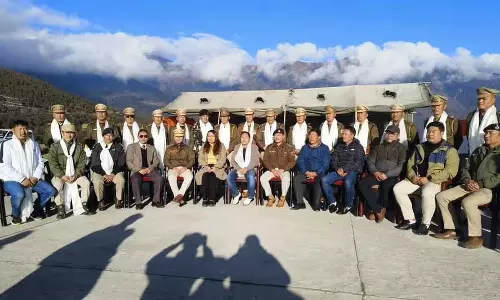 Arunachal : तवांग विधायक ने पिपिंग समारोह में नव पदोन्नत पुलिस कर्मियों की सराहना की