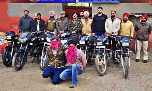 Amritsar: चार वाहन चोर गिरफ्तार, 10 चोरी की बाइक बरामद