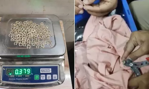 BIG BREAKING: शर्ट की बटन में सोने की तस्करी, देखें VIDEO...