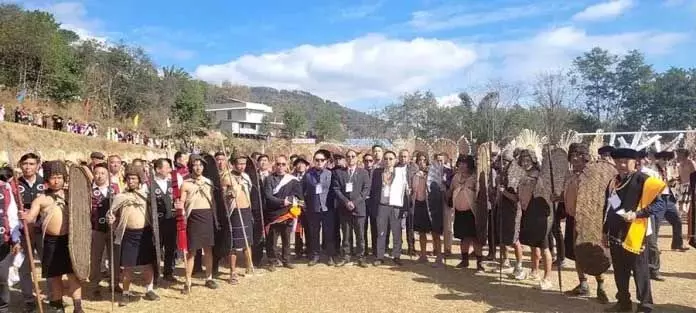 Nagaland : चाखेसांग समुदाय थूनी उत्सव मनाता