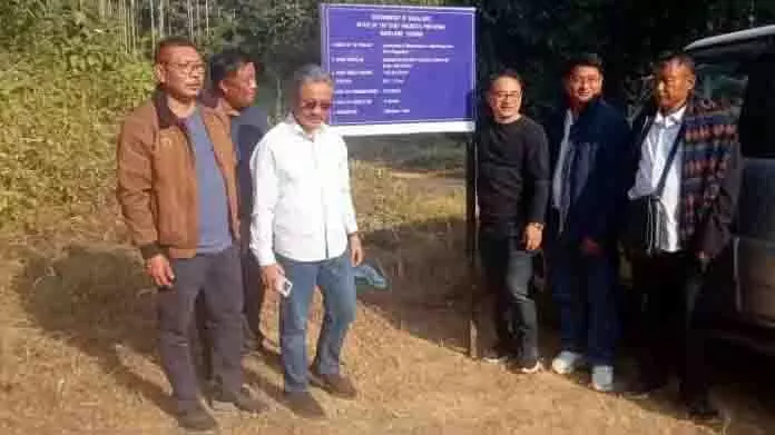 Nagaland: नागालैंड तलहटी सड़क समन्वय समिति ने दो लेन वाली तलहटी सड़क का निर्माण शुरू किया