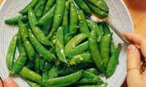 चीनी स्नैप मटर नाश्ता नुस्खा