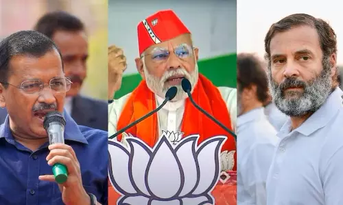 Delhi Election Update: दिल्ली विधानसभा चुनाव में तीनों पार्टियों ने किया जीत का दावा Delhi Election Update: दिल्ली विधानसभा चुनाव में तीनों पार्टियों ने किया जीत का दावा