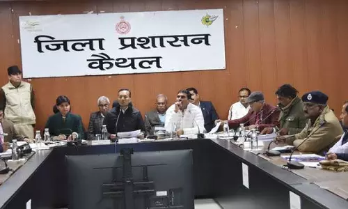 Haryana : सांसद जिंदल ने कैथल में कार्यों की समीक्षा की