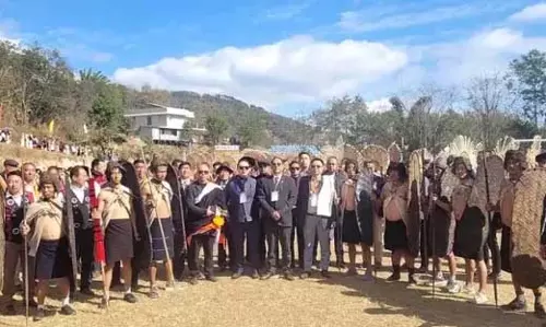 Nagaland : चाखेसांग समुदाय थूनी उत्सव मनाता Nagaland : चाखेसांग समुदाय थूनी उत्सव मनाता