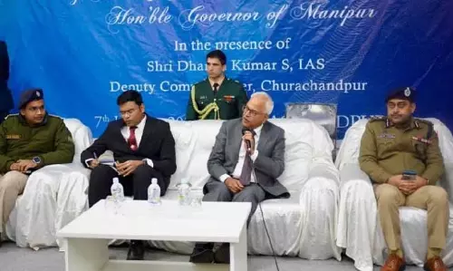 Manipur के राज्यपाल ने नागरिक समाज से शांति स्थापना