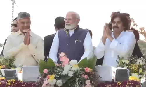 PM मोदी विशाखापत्तनम के दौरे पर हैं: जनसभा को संबोधित करेंगे