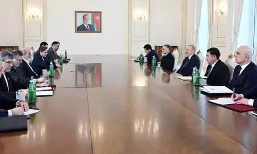 IRAN के शीर्ष सुरक्षा अधिकारी ने अज़रबैजान के राष्ट्रपति से मुलाकात की IRAN के शीर्ष सुरक्षा अधिकारी ने अज़रबैजान के राष्ट्रपति से मुलाकात की