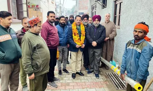 बिलावरियां ने Gangyal में पेयजल पाइपलाइन बिछाने का कार्य शुरू किया
