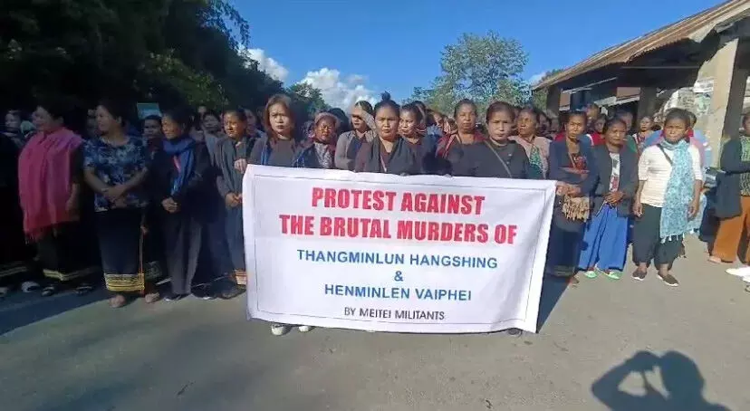 Manipur: माखन गांव में पूर्ण बंद लागू, लियांगमाई नागा परिषद ने न्याय की मांग की