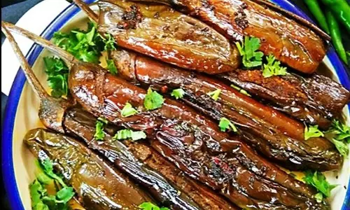 Middle Eastern बैंगन कटार रेसिपी