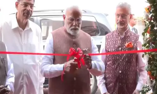 PM Modi ने प्रवासी भारतीय दिवस पर प्रदर्शनी का उद्घाटन किया