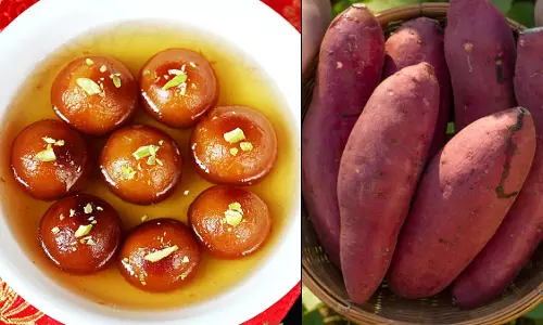 Sweet potato के गुलाब जामुन लाजवाब स्वाद रहता हमेशा याद Sweet potato के गुलाब जामुन लाजवाब स्वाद रहता हमेशा याद