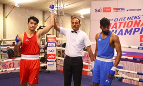 Shiva Thapa, Sachin Siwach ने पुरुषों की राष्ट्रीय मुक्केबाजी चैंपियनशिप के दूसरे दिन शानदार प्रदर्शन किया