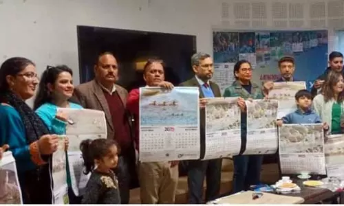 Jammu: हिमालयन एवियन का तवी पक्षियों पर नववर्ष कैलेंडर जारी Jammu: हिमालयन एवियन का तवी पक्षियों पर नववर्ष कैलेंडर जारी