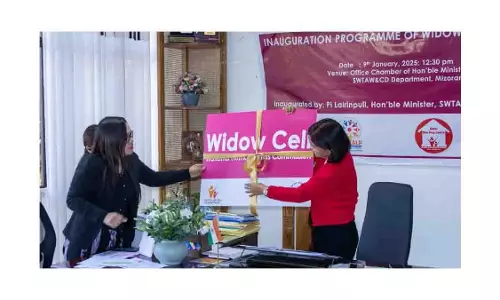 Mizoram : विधवाओं की बेहतरी के लिए विधवा प्रकोष्ठ की स्थापना की Mizoram : विधवाओं की बेहतरी के लिए विधवा प्रकोष्ठ की स्थापना की