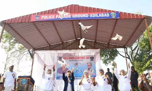 Adilabad में तीन दिवसीय वार्षिक पुलिस खेल प्रतियोगिता शुरू हुई