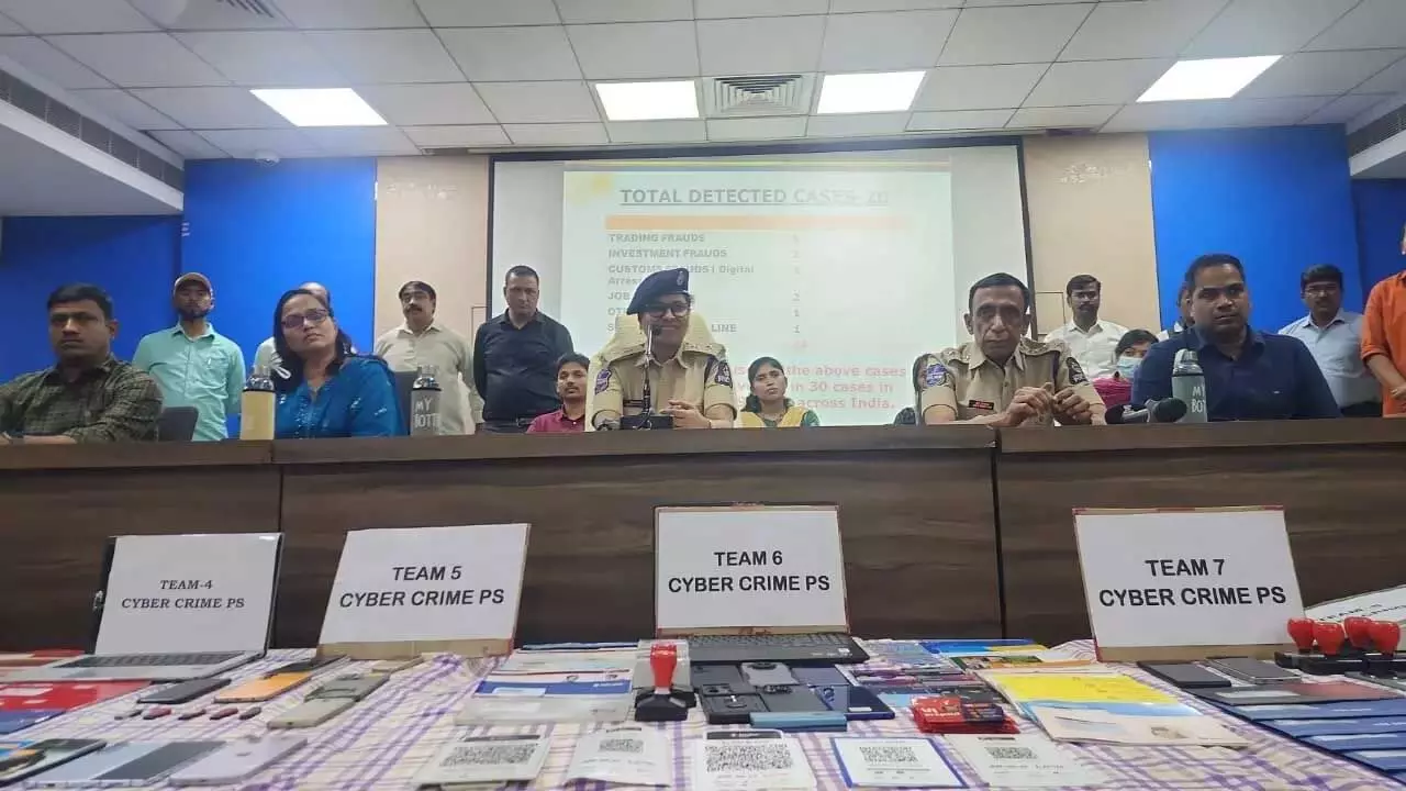 Hyderabad पुलिस ने 2.95 करोड़ रुपये की ट्रेडिंग धोखाधड़ी का भंडाफोड़ किया, 2 गिरफ्तार