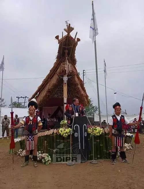 Nagaland : एच. सेथ्रोंगक्यू ने लिरिसे यांगदोंग सुरो पुम्जी के 50वें वर्ष की शोभा बढ़ाई