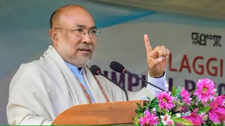 Manipur के मुख्यमंत्री एन. बीरेन सिंह ने अवैध आव्रजन पर अंकुश लगाने के लिए