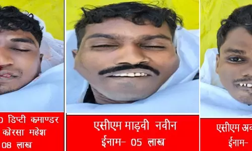 18 लाख के ईनामी थे पालीगुड़ा-गुंडराजगुडेम मुठभेड़ में मारे गए नक्सली