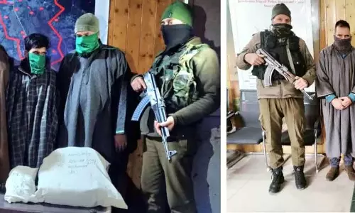 Anantnag में 31 बोतल कोडीन फॉस्फेट के साथ 5 ड्रग तस्कर गिरफ्तार