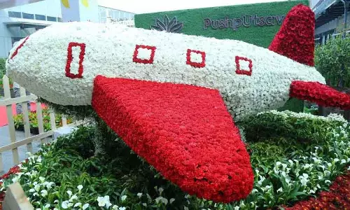 अंतर्राष्ट्रीय Airport पर ‘पुष्प उत्सव’25’ बागवानी शो का उद्घाटन
