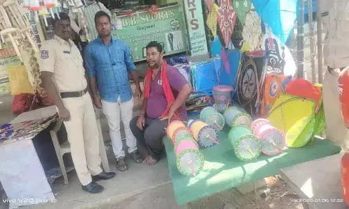 Telangana में प्रतिबंध के बावजूद संगारेड्डी में खतरनाक नायलॉन मांजा की बिक्री जोरों पर