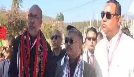 Manipur : मुख्यमंत्री सिंह ने सेनापति में कई प्रमुख परियोजनाओं का उद्घाटन और शिलान्यास किया