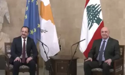 Lebanon के नवनिर्वाचित राष्ट्रपति ने संबंधों पर साइप्रस के राष्ट्रपति से मुलाकात की Lebanon के नवनिर्वाचित राष्ट्रपति ने संबंधों पर साइप्रस के राष्ट्रपति से मुलाकात की