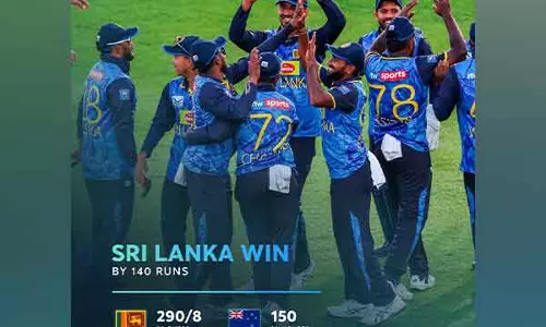 Sri Lanka ने न्यूजीलैंड के खिलाफ तीसरा वनडे 140 रन से जीता, क्लीन-स्वीप से बचा Sri Lanka ने न्यूजीलैंड के खिलाफ तीसरा वनडे 140 रन से जीता, क्लीन-स्वीप से बचा