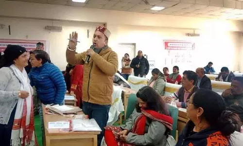 Kangra में घटिया निर्माण कार्य को लेकर जिला परिषद सदस्य ने इस्तीफा दिया