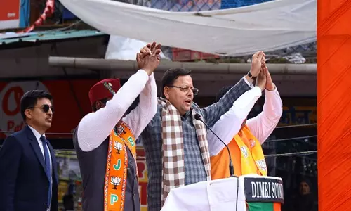 उत्तराखंड के सीएम धामी ने स्थानीय निकाय चुनावों में BJP उम्मीदवारों के लिए किया प्रचार