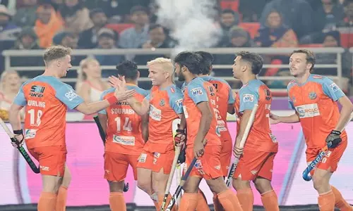 UP रुद्रस ने दिल्ली एसजी पाइपर्स को 3-1 से हराया