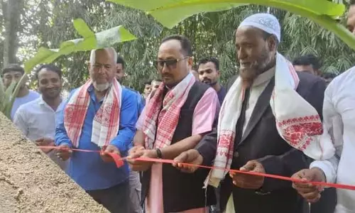 बीटीसी ईएम डॉ. निलुट स्वर्गियारी ने धनसिरी VCDC में प्रमुख सड़क परियोजना की आधारशिला रखी