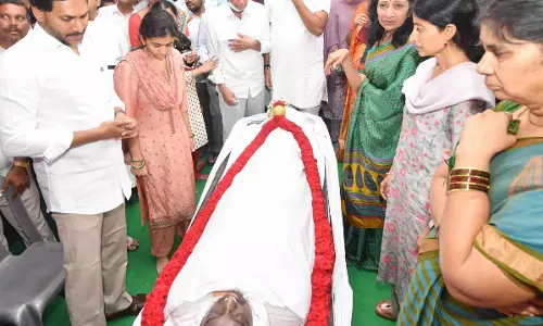 YS पुलिवेंदुला में अभिषेक रेड्डी का अंतिम संस्कार YS पुलिवेंदुला में अभिषेक रेड्डी का अंतिम संस्कार